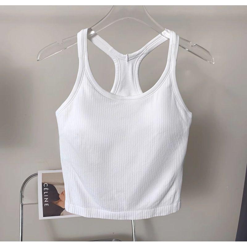 Lu Same Ebb Yoga Vest Women's Sports Bra Detachable Chest Pad I-Shaped Fitness Vest Yoga Jacket