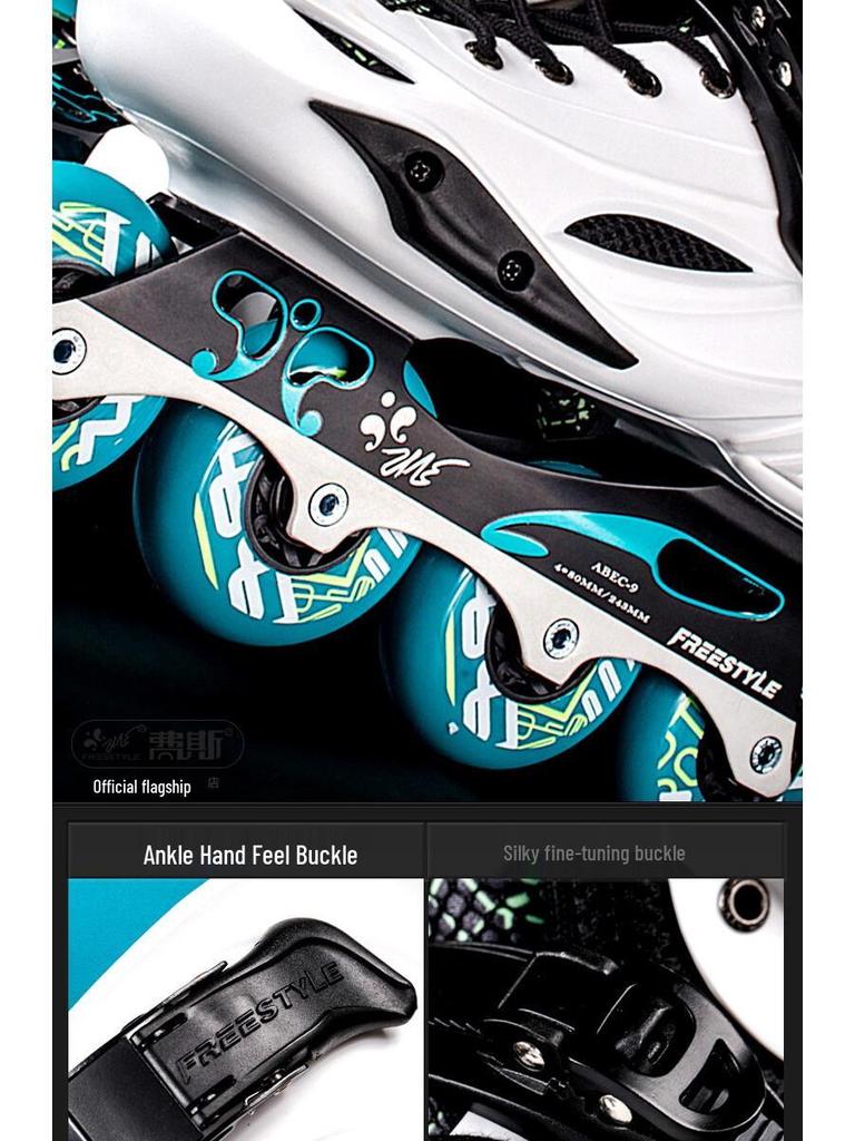 Freestyle Fesmo Inline Roller Skates for Adults - Unisex Figure and Flat Ground Skating