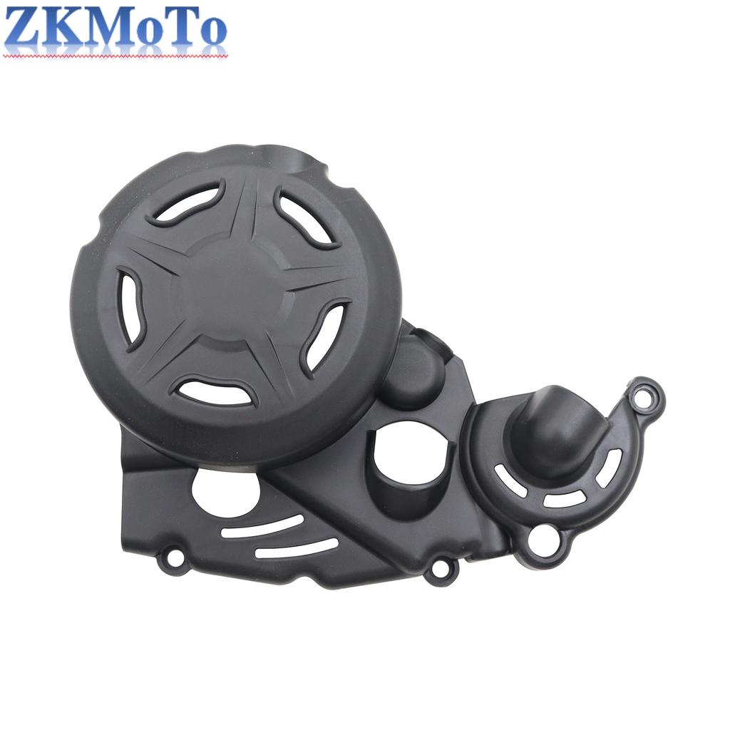 Motorcycle Engine Water Pump Cover Ignition Protector Clutch Guard For Loncin Engine YBS300 For LC176MN Engine For KEWS Parts