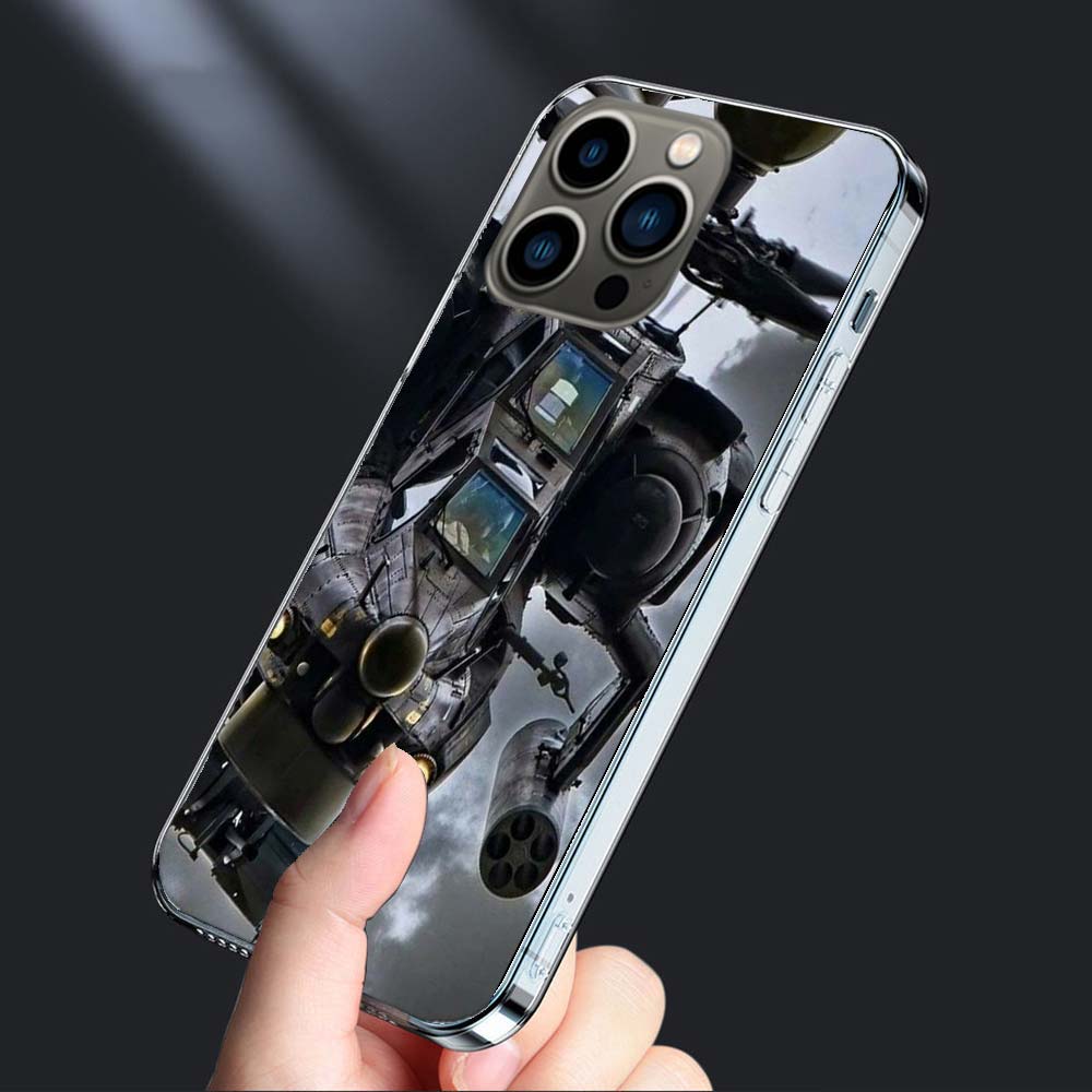 Fighter Jet Phone Case For Iphone 16E 15 Pro 14 Plus 17E 16 17 Pro Max Air 11 12 13 Mini Shockproof Capa Cute Cover TPU Clear
