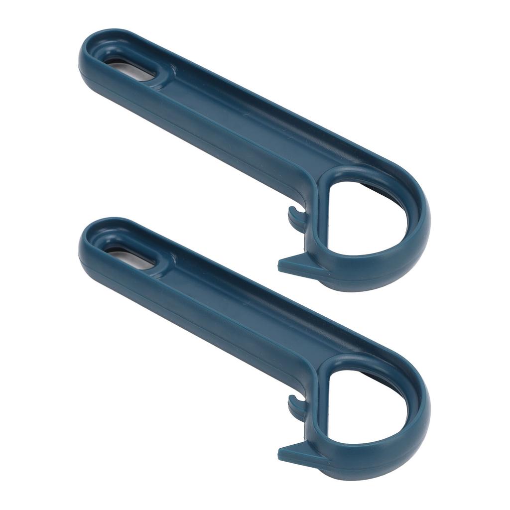 2pcs Easy Open Ring Pull Can Opener Tin Opener Manual Easy Opening for Elderly with Weak Hands Blue