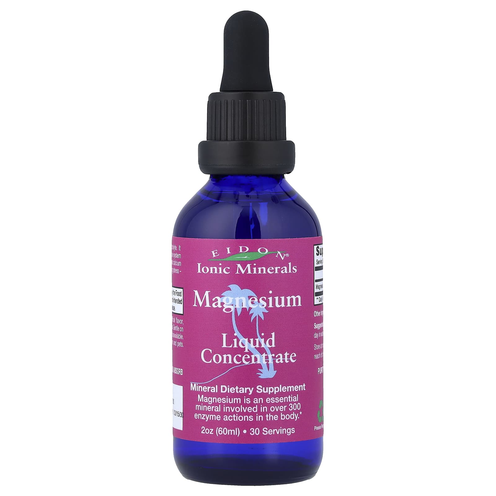 

Ionic Minerals, Magnesium, Liquid Concentrate, 60 mL (2 Oz)