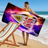 Stuttgart Roots Print Beach Towel, Large Soft Quick Dry Towel for Beach Camping Swimming