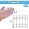 Soap Holder for Shower, Plastic Clear Bar Dish Shower Self Draining Bath Soap Tray Saver Bar Holder for Bathroom Kitchen, Easy to Clean Keeps Soaps
