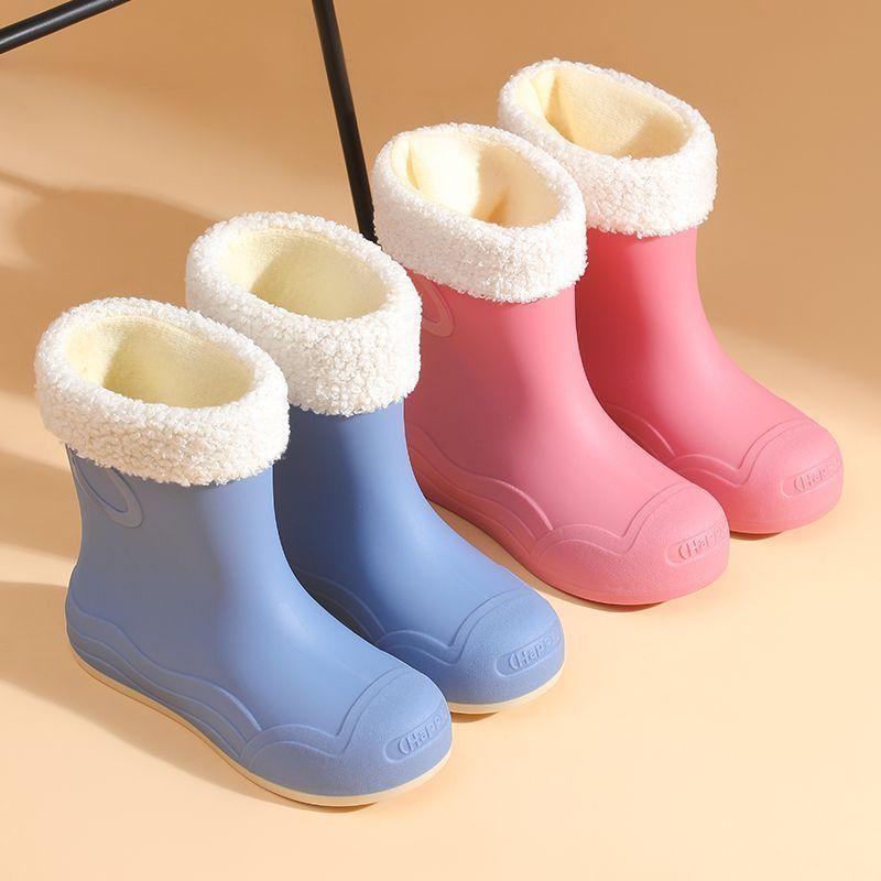 2025 New Women's Mid-Calf Rain Boots Waterproof Non-Slip PVC Shoes for Rain Women Comfortable Breathable Kitchen Work Footwear