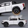 1:24 Scale POER Car Model Toy Alloy Diecast Free Wheeling Shock Absorption Sound Light Off-road Pickup Truck Models for Kids