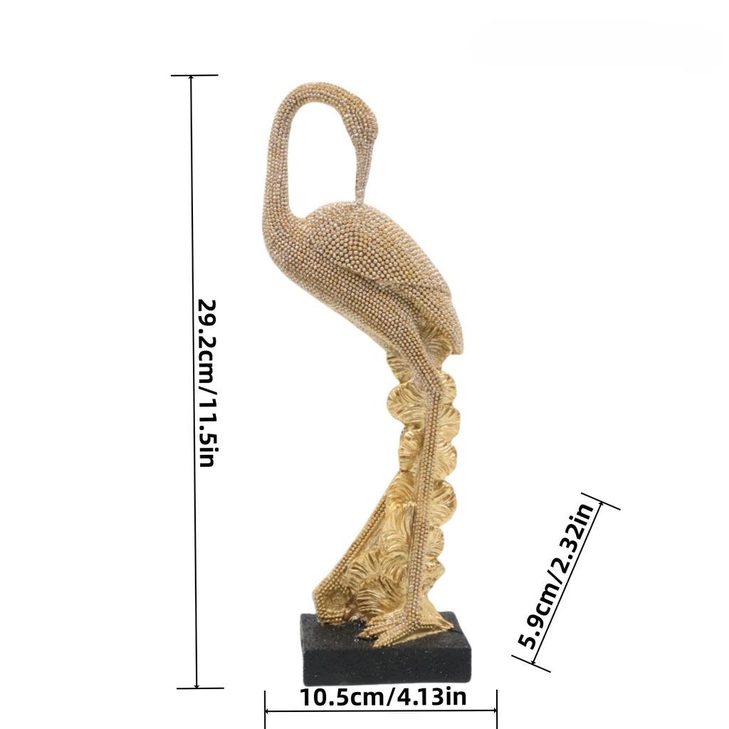 Europäischer Stil Kran Ornamente Wohnzimmer Heimdekorationen Cartoon Modern Leichter Luxus Hochwertiges Harz Geschenke