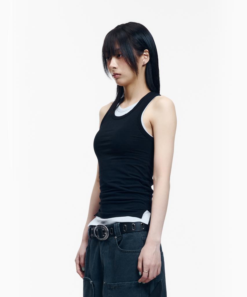 AAKAM 2-Piece Layered Sleeveless (Black)