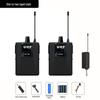 Wireless Lavalier Headset Microphone for Singing, Stage, and Outdoor Use - Anti-Howling for Live Streaming and Teaching