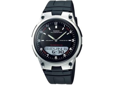 Collection AW-80-1AJH Men's Watch Black Blister Pack LED Light Stop Watch
