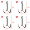 100pcs 9908 High Carbon Steel Double Fishing Hooks Small Fly Tying Double Fishing Hook For Jig Size 1 2 4 6 8 1/0 2/0 3/0 4/0