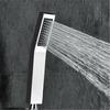 Copper Alloy Chrome-plated Square Hand Shower Set with ABS Hand Shower Stand Stainless Steel Hose Bathroom Shower Accessories