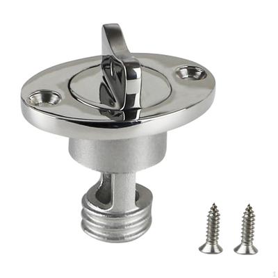 Boat Drain Plug 316 Stainless Steel Accessories Replaces Universal Drainage Bung for Raft Canoe