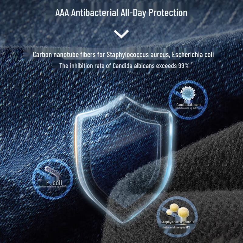 Warrior Men's American Casual Straight-Leg Jeans