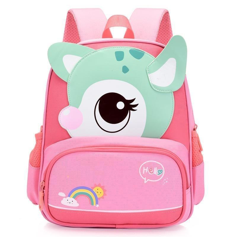 Adorable Dinosaur Backpack For Kids Ages 4-8 With Spine Protection Nylon Material