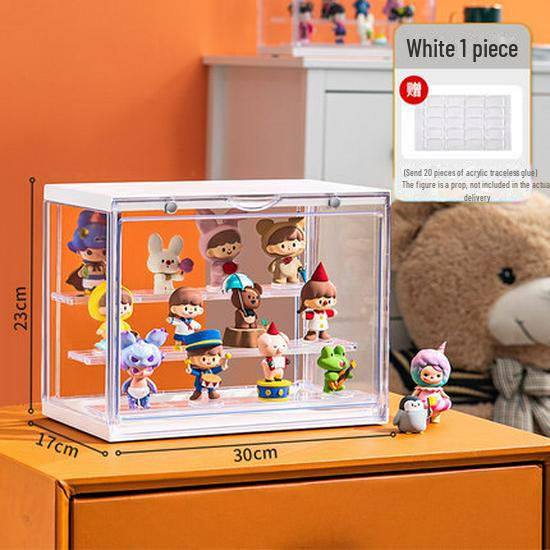 Xingyou Klarer Acryl-Aufsteller: Staubdichte & Wasserdichte Aufbewahrung für Blindboxen.