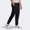 Adidas Velvet Track Pants With Cuffed Ankles Men Bottoms Black H25090