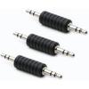 3-Pack 3.5mm Jack To 3.5mm Audio Male Adapter Connectors