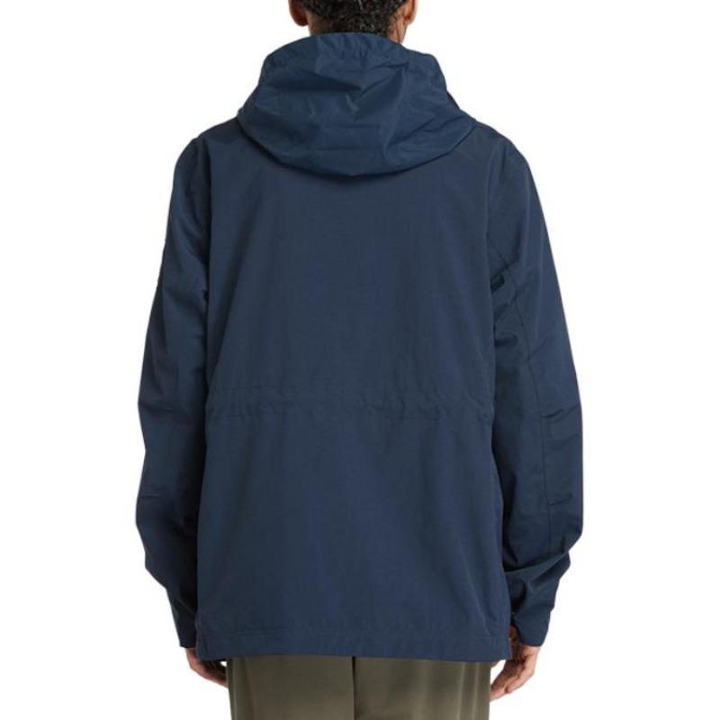 Timberland Solid Logo Outdoor Casual Waterproof Hooded Jacket Men Jacket Deep-Sapphire-Blue A427F-433