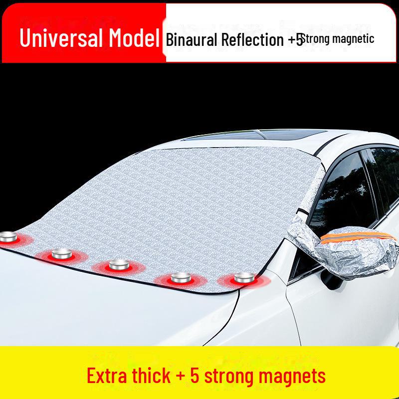 Magnetischer Winter Auto Windschutzscheiben Schnee- & Frostschutz - Verdickter Sonnenschutz