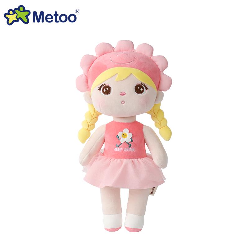 Non-Toxic Original Metoo New Cartoon Garden Baby Cute Dollflower Pattern Hug Plush Soft Toy For Children Birthday Gift For Kids