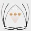 New TR90 Bifocal Reading Glasses Unisex Fashionable Photochromic Reading Glasses with High-Definition Blue Light Protection +4.0