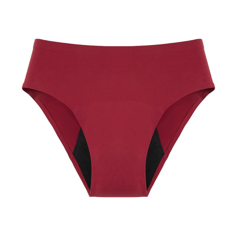 9200 Wholesale 4 Leakproof Layers Menstrual Medium Period Brief Leakproof Underwear Women Seamless Menstrual Period Pantie S красный