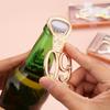 1pc 60th Birthday Bottle Openers, Rose Golden, Versatile Celebration Gifts, Metal, with No Electricity Needed, for Anniversary, Wedding