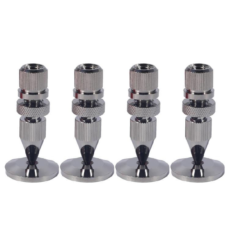 Изолирующие ножки-шипы для акустической системы с основанием-подкладкой для Hi-Fi колонок 1 чёрный