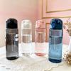 Ins Style Minimalist Advanced Clear Water Bottle, Trendy & Stylish. Lightweight with Portable Lanyard, Durable Leakproof Daily