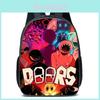 Roblox Doors Cartoon Kinderrucksack Mit Belüftungspolstergurten Für Die Schule