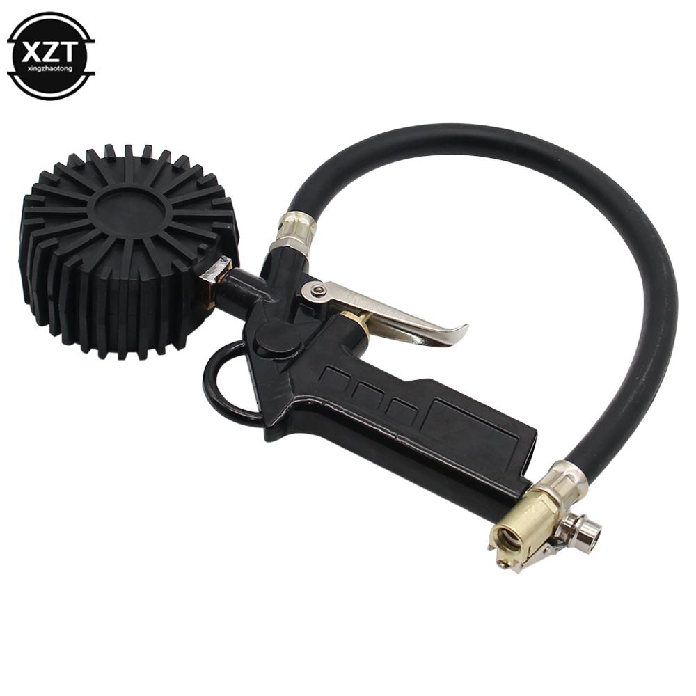 

Автоматичний манометр для шин Тип пістолета для повітряного компресора для автомобіля Мотоцикл Позашляховик Насоси для накачування Інструменти для ремонту шин