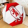 Red Lion Football Club Automatic Folding Umbrella - 8-Rib Travel Umbrella with Auto Open/Close & Portable Gifts for Holidays or Birthdays