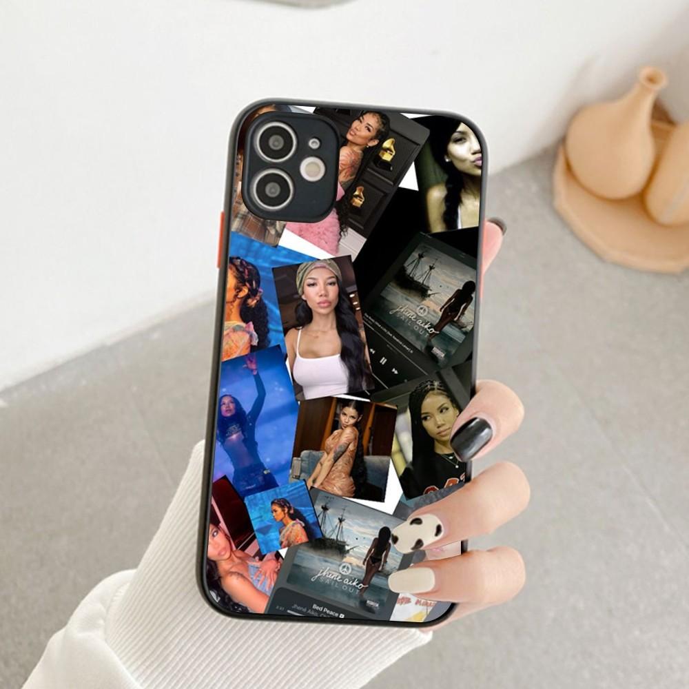 Sängerin J-Jhene-Aiko Handyhülle Für IPhone 14 11 12 13 Mini Pro Max 8 7 Plus X XR XS MAX Durchsichtige Matte Hülle