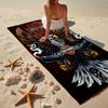 Vintage Motorcycle Fashion Beach Towel: Ideal for Summer Adventures Soft, absorbent and quick drying suitable for swimming and bathing
