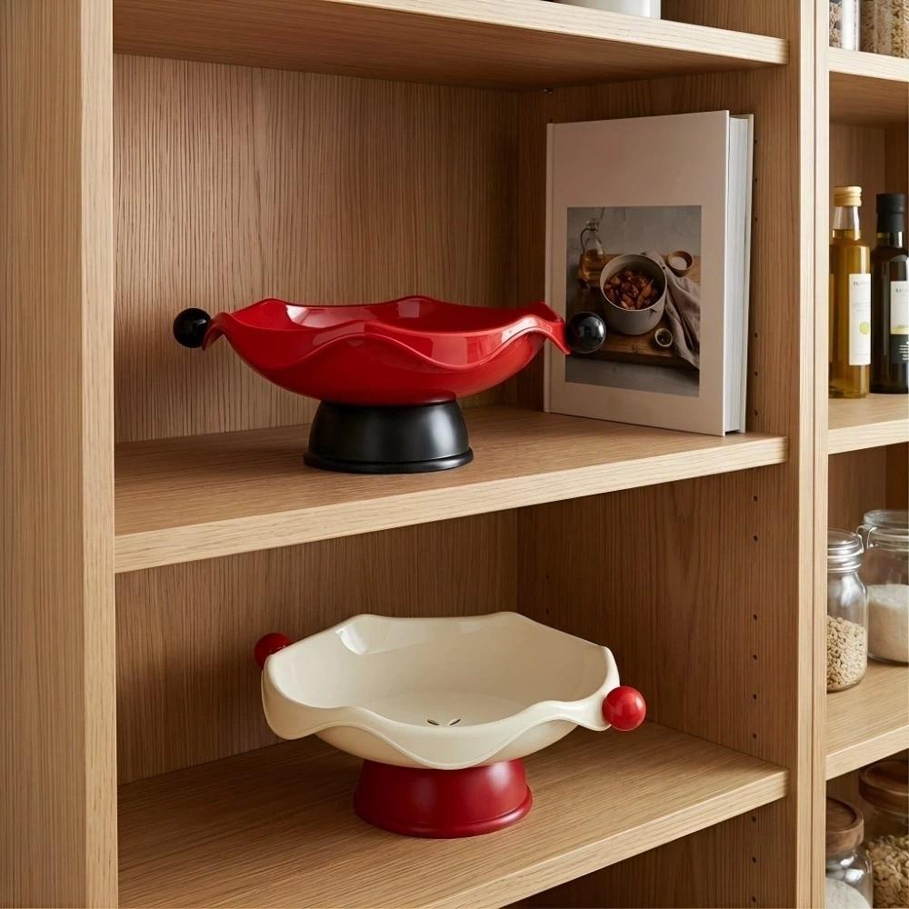 Dried Fruit Plate Fruit Snack Tray Storage Organizer Display Plate Candy Storage Basket  Picnic