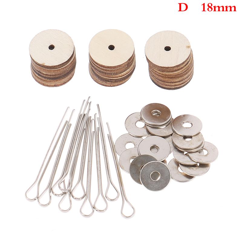 Akcesoria do stawów niedźwiedzia DIY Drewniany obrotowy paznokieć Końcówka stawu niedźwiedzia Śruba stawu niedźwiedzia