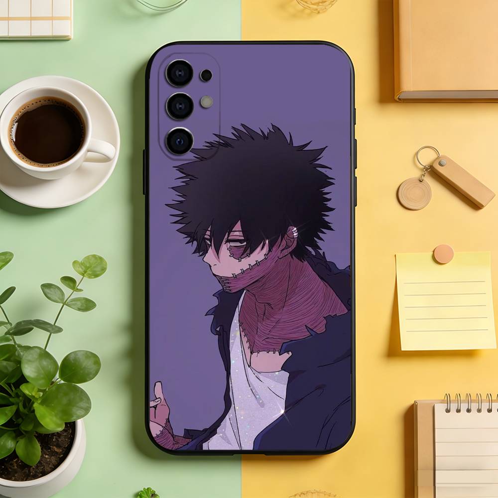 

MHA Dabi Bnha Phone Case Black Silicone Soft For Samsung S25,S24,S21,S22,S23,S30,Ultra,S20,Plus,Fe,Lite Samsung S25ULTRA