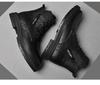 Men's Genuine Leather High-Top Snow Boots - Winter Velvet-Lined Martin Style