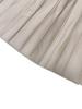 European & American Style Waist-Cinching Solid Color Pleated Dress - Loose Fit, Long-Sleeved, Summer Collection for Women