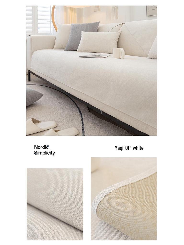 2025 Four-Season Universal Chenille Sofa Cover: Japanese Style