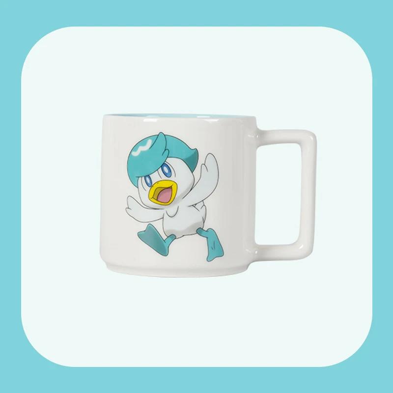 SHUNXIANG Pokémon Licensed Ceramic Mugs Anime-themed Milk Oat Cups Cartoon Quaxly Coffee Mugs Home Breakfast Drinking Utensils 330ml