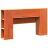 Headboard with Storage Space Wax Brown 150 Cm Solid Pine Wood