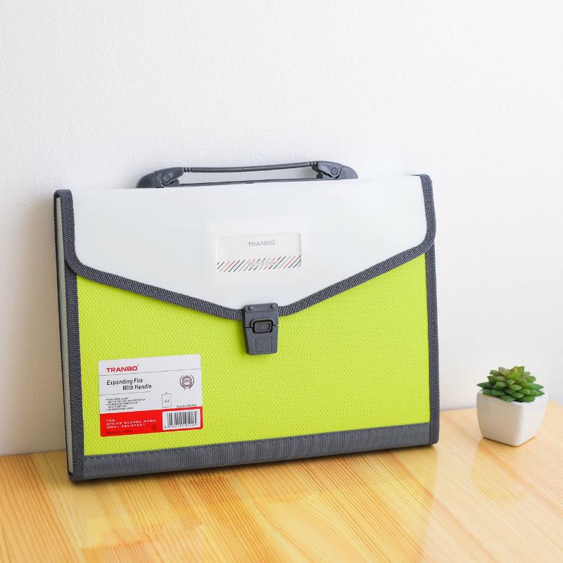 13-Pocket Accordion File Bag: Student Test Papers, Office Documents, Multi-Layer Large Capacity Storage