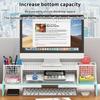 Computer Monitor Stand Elevated Hollow Cooling Laptop Rack Desktop Storage Holder Home Office Desk Computer Keyboard Organizer