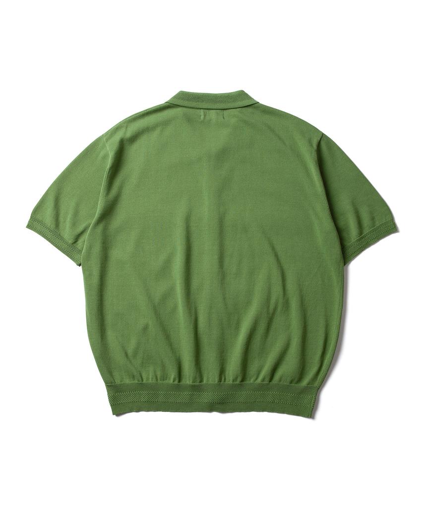 AMFEAST Essential Half Knit Shirt Green
