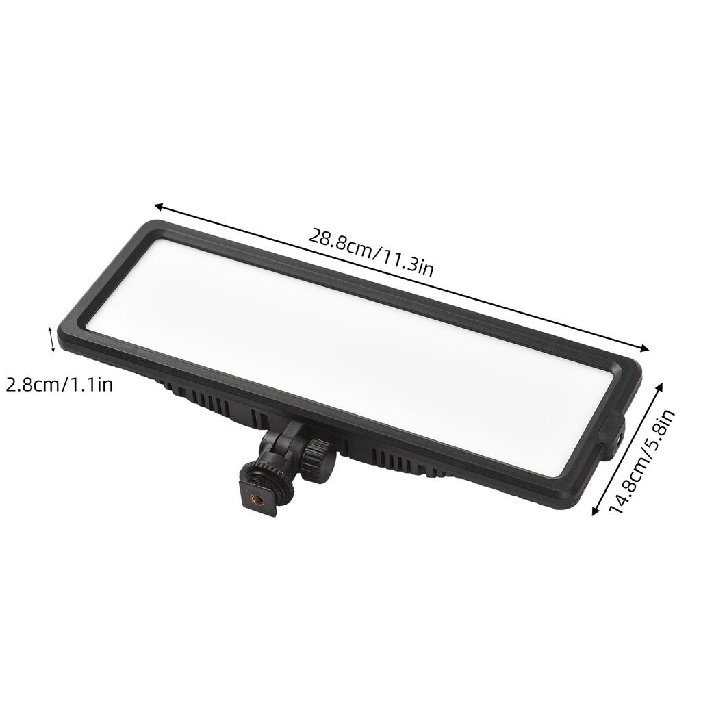 Mini lampa fotograficzna 16 W z możliwością przyciemniania światła LED przenośna lampa Vlog 148 koralików LED bateria serii NP-F