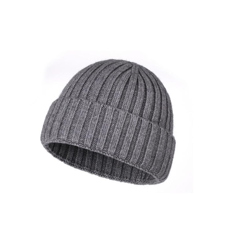 Winter Rabbit Down Core Knitted Hat for Women - Windproof, Warm, Breathable, with Large Brim - Perfect for Students and Couples