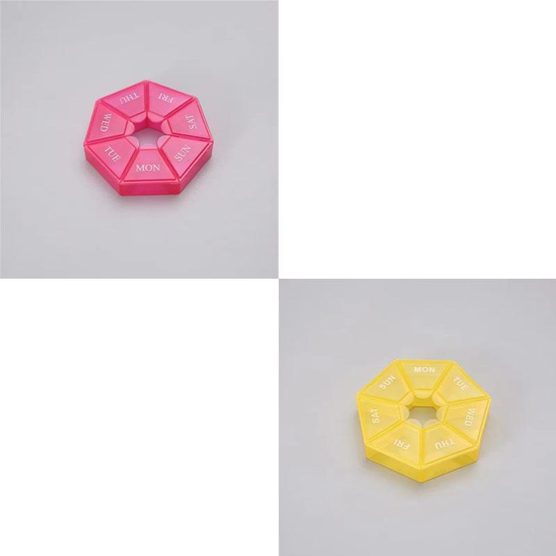 1-4pcs Mini Small Portable Travel Vitamin Pill Box Pills Cases Container Organizer Storage Tablets Grids Medicine Fish Oils