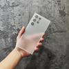 "S24Ultra Hot-Selling Ultra-Thin Non-Yellowing Frosted Hard Transparent PP Case for Samsung S25U/S23+"